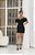VESTIDO JORDANA TUBINHO COM BABADO OMBRO - PRETO - Imagem 1