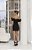 VESTIDO JORDANA TUBINHO COM BABADO OMBRO - PRETO - Imagem 5