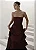 VESTIDO ESPANHA LONGO T.Q.C CAMADAS - VINHO - Imagem 2