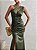VESTIDO DE FESTA EXPLENDORE CREPE ACETINADO - VERDE OLIVA - Imagem 3