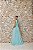VESTIDO DE FESTA SAN ANDRES TULE COM FAIXA - AZUL SERENITY - Imagem 3