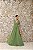 VESTIDO DE FESTA SAN ANDRES TULE COM FAIXA - VERDE EUCALIPTO - Imagem 2
