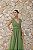 VESTIDO DE FESTA SAN ANDRES TULE COM FAIXA - VERDE EUCALIPTO - Imagem 3