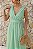 VESTIDO DE FESTA SAN ANDRES TULE COM FAIXA - VERDE MENTA - Imagem 3