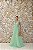 VESTIDO DE FESTA SAN ANDRES TULE COM FAIXA - VERDE MENTA - Imagem 1