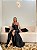 VESTIDO DE FESTA GLAM CREPE ACETINADO - PRETO - Imagem 8