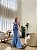 VESTIDO DE FESTA GLAM CREPE ACETINADO - AZUL SERENITY - Imagem 7
