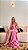 VESTIDO DE FESTA GLAM CREPE ACETINADO - ROSA - Imagem 5