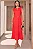VESTIDO IRANI LINHO COM FAIXA E BOTÃO - VERMELHO - Imagem 8