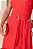 VESTIDO IRANI LINHO COM FAIXA E BOTÃO - VERMELHO - Imagem 4