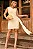 VESTIDO SUZY TUBINHO CURTO COM DETALHE FIVELA - AMARELO - Imagem 3