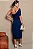 VESTIDO MIDI  DETALHE UM OMBRO SAMARA - AZUL MARINHO - Imagem 7