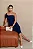 VESTIDO MIDI  DETALHE UM OMBRO SAMARA - AZUL MARINHO - Imagem 5