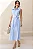 VESTIDO CASSIANA MIDI LISTRADO COM BOTÃO - AZUL - Imagem 1