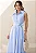 VESTIDO CASSIANA MIDI LISTRADO COM BOTÃO - AZUL - Imagem 3