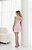 VESTIDO CURTO BARCELONA CHIFFON - ROSA - Imagem 2