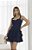 VESTIDO CURTO BARCELONA CHIFFON - AZUL MARINHO - Imagem 3