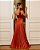 VESTIDO DE FESTA UM OMBRO CREPE VOGUE - TERRACOTA - Imagem 2