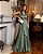 VESTIDO DE FESTA UM OMBRO CREPE VOGUE - VERDE OLIVA - Imagem 2