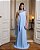 VESTIDO DE FESTA VENEZA CALDA FLOR - AZUL SERENITY - Imagem 1