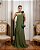 VESTIDO DE FESTA VENEZA CALDA FLOR - VERDE OLIVA - Imagem 1