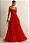 VESTIDO FLÁVIA LONGO DRAPEADO CHIFFON - VERMELHO - Imagem 1