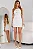 VESTIDO GILDA TUBINHO CURTO ABERTURA FRENTE - OFF WHITE - Imagem 5