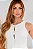 VESTIDO GILDA TUBINHO CURTO ABERTURA FRENTE - OFF WHITE - Imagem 3