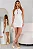 VESTIDO GILDA TUBINHO CURTO ABERTURA FRENTE - OFF WHITE - Imagem 1