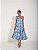 VESTIDO MIDI UM OMBRO BALDOSA - AZUL - Imagem 1