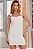 VESTIDO TUBINHO CURTO COM DETALHE METAL COM ALÇA - OFF WHITE - Imagem 5