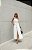 VESTIDO LONGUETE BOTÕES FRENTE ÚNICA COM GOLA - OFF WHITE - Imagem 8