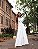 VESTIDO LONGUETE BOTÕES FRENTE ÚNICA COM GOLA - OFF WHITE - Imagem 1