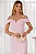 VESTIDO CLARITA MIDI OMBRO A OMBRO COM ALÇAS - ROSA - Imagem 3