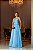 VESTIDO DE FESTA MAJESTIC T.Q.C. TAFETÁ - AZUL SERENITY - Imagem 1