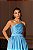 VESTIDO DE FESTA MAJESTIC T.Q.C. TAFETÁ - AZUL SERENITY - Imagem 2