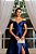 VESTIDO DE FESTA RAFAELA ZIBELINE OMBRO A OMBRO - AZUL ROYAL - Imagem 2