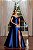 VESTIDO DE FESTA RAFAELA ZIBELINE OMBRO A OMBRO - AZUL ROYAL - Imagem 1