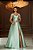 VESTIDO DE FESTA RAFAELA ZIBELINE OMBRO A OMBRO - VERDE MENTA - Imagem 1