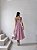 VESTIDO DAMARES ALÇAS FINAS PREGAS BUSTO - ROSA - Imagem 2