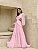 VESTIDO LONGO FLORIANÓPOLIS CHIFFON - ROSA - Imagem 1