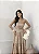 VESTIDO LONGO LAISE SAIA RECORTES - DOCE DE LEITE - Imagem 2