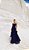 VESTIDO LONGO COM CAMADAS BIA - AZUL MARINHO - Imagem 1