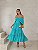 VESTIDO MIDI CAMILA CHIFFON - TURQUESA - Imagem 1