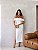 VESTIDO BELA LONGUETE TUBINHO ALFAITARIA - OFF WHITE - Imagem 1