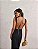 VESTIDO LONGUETE ROSES ABERTO COSTAS - PRETO - Imagem 2