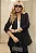 BLAZER CAROLINA COM MANGA FRANZIDA - PRETO - Imagem 4