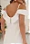 VESTIDO MIDI AURORA ALÇA BABADO - OFF WHITE - Imagem 2