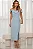 VESTIDO MIDI AURORA ALÇA BABADO - AZUL CLARO - Imagem 1