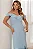 VESTIDO MIDI AURORA ALÇA BABADO - AZUL CLARO - Imagem 3